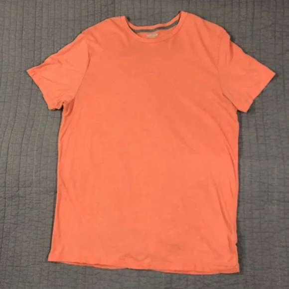 4/$15 Old Navy T Shirt Men Large Tall Coral Soft Washed Tee - Picture 1 of 16
